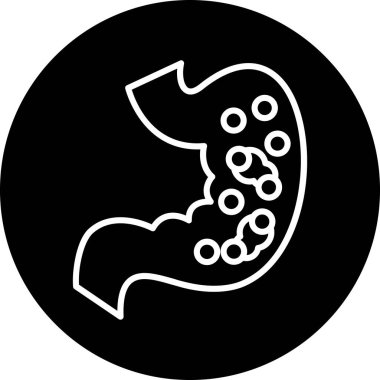 Yemek. Web simgesi basit illüstrasyon