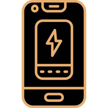 akıllı telefon simgesi vektör illüstrasyonu