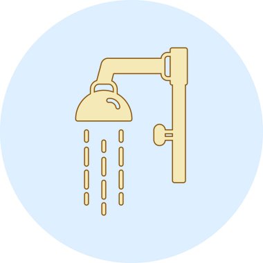 Musluk simgesi vektör illüstrasyonu