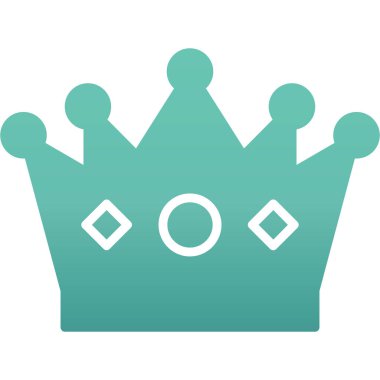 taç simgesi vektör illüstrasyonu