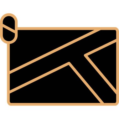 Zarf posta izole simgesi