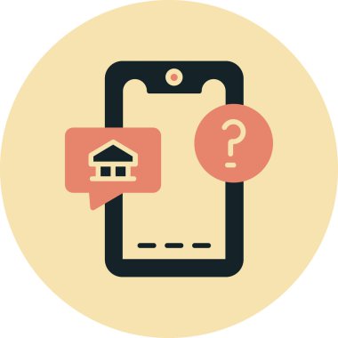 cep telefonu vektör simgesi