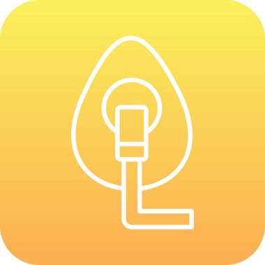 vektör illüstrasyonu, ampul simgesi