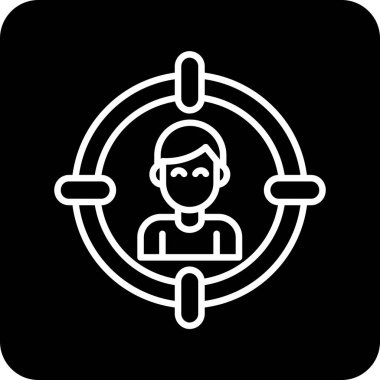 seo modern simgesinin vektör illüstrasyonu