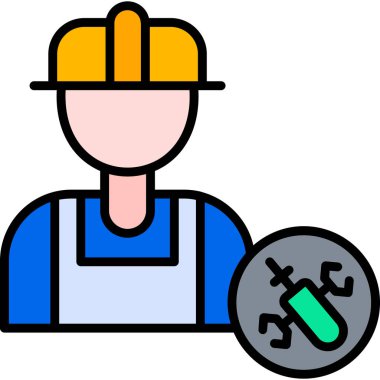 Onarım araçları simgesi - taslak biçimi