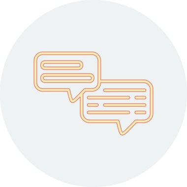 konuşma balonu ikonu vektör illüstrasyon tasarımı