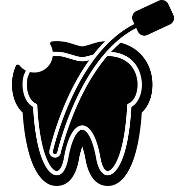 İnsan dişinin vektör çizimi