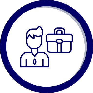 iş simgesi, vektör resimleme