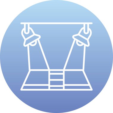 Vinç. Web simgesi basit illüstrasyon