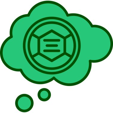 Sepetteki yeşil bitkinin vektör simgesi