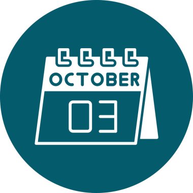 Takvim simgesi için vektör illüstrasyonu