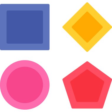 9 soyut geometrik şekilli küme. Vektör. çeşitli elementlerin koleksiyonu