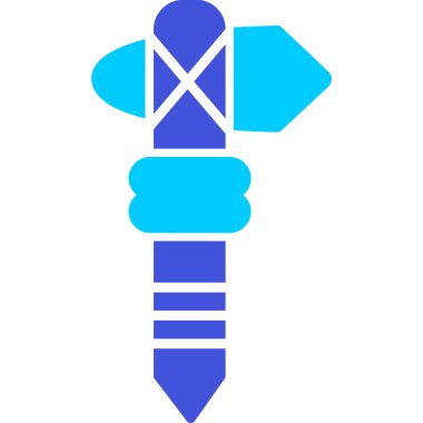 Bir noel ağacı simgesinin vektör illüstrasyonu