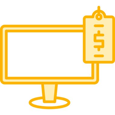 İş ikonu. vektör illüstrasyonu