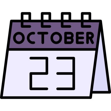 Takvim simgesi vektör tasarımı çizimi