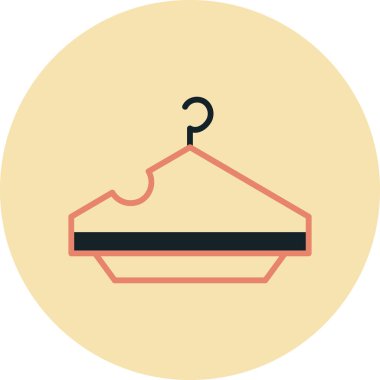 Elbise askısı kutsal kişilerin resmi, vektör çizim