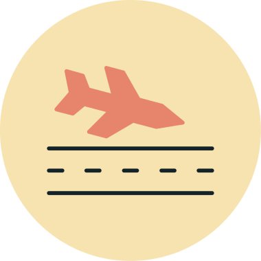 Uçuş bileti ikonu. vektör illüstrasyonu