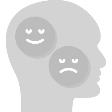 Üzgün yüz vektör simgesi