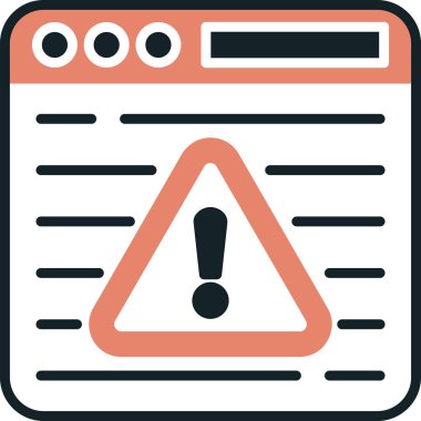 Belge. Web simgesi basit illüstrasyon