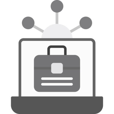 Çanta. Web simgesi basit tasarım