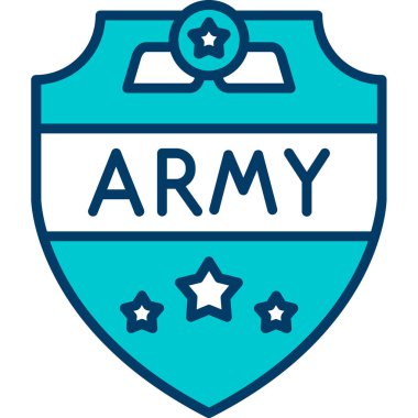 kalkan ikon vektör illüstrasyonu