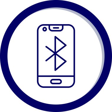 bluetooth. Web simgesi basit illüstrasyon