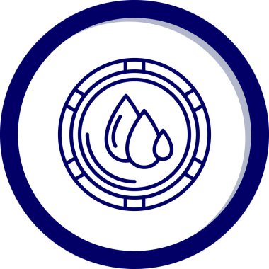 Su musluğu. Basit resimleme