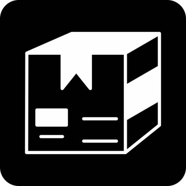 kutu iletim kutusu simgesi katı biçimde