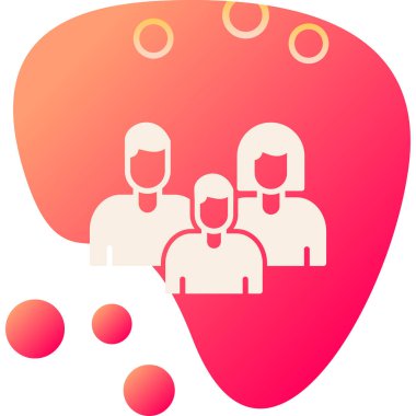 iş takımı simgesi vektör illüstrasyonu