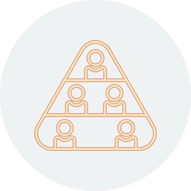 Takım simgesi vektör illüstrasyonu