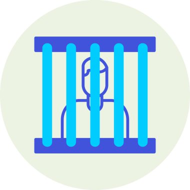 hapishane web vektör simgesi