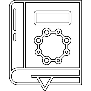 Güvenli kutu simgesi ana hat vektörü. Güvenli kapı