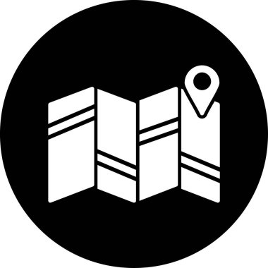 konum. Web simgesi basit illüstrasyon