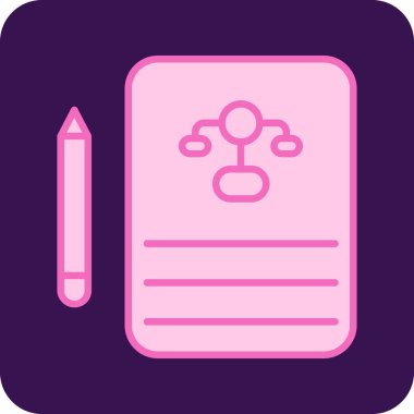 Ağ simgesi. Web sayfasının vektör illüstrasyonu