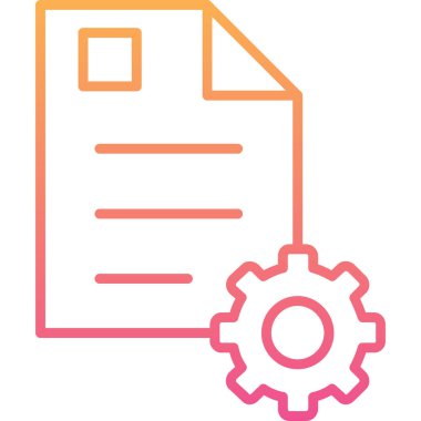 Vektör çizimi. dosya biçimi simgesi.