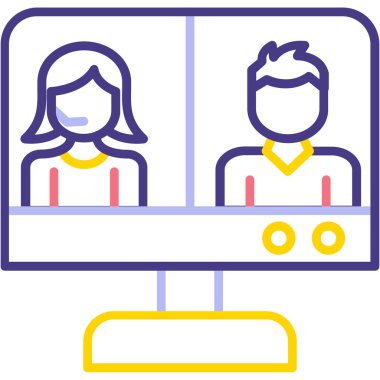 seo modern simgesinin vektör illüstrasyonu