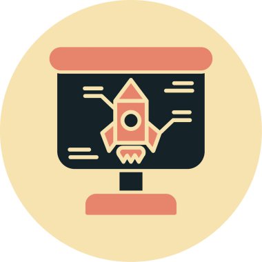 seo modern simgesinin vektör illüstrasyonu