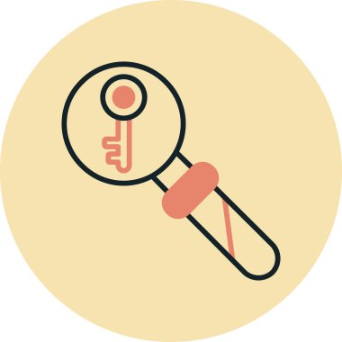 Anahtar. Web simgesi basit tasarım