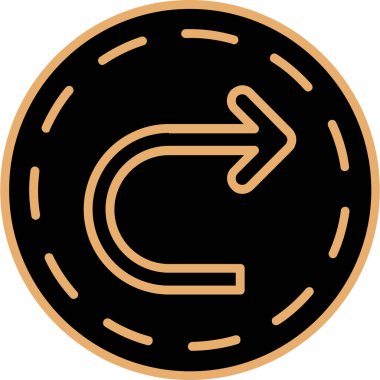 ok simgesi vektör illüstrasyonu