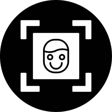 Bir insan simgesinin vektör illüstrasyonu