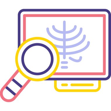 arama web simgesi basit illüstrasyon