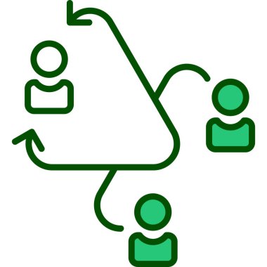 ağ paylaşım simgesi çizimi