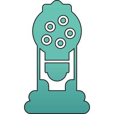 Bir oyuncağın karikatür simgesinin vektör çizimi