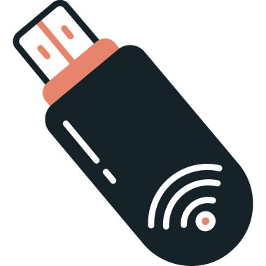 usb simge vektör illüstrasyonu