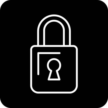 kilit simgesi, vektör en iyi düz simgesi