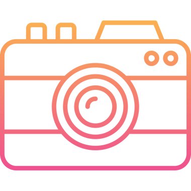 Kamera. Web simgesi basit tasarım