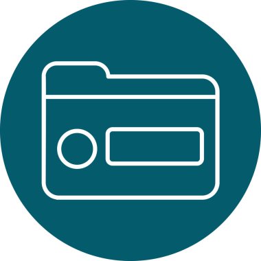 Kredi kartı ikonu vektör illüstrasyonu