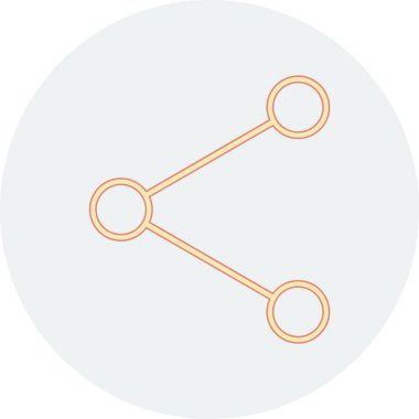 Modern simgenin vektör illüstrasyonu