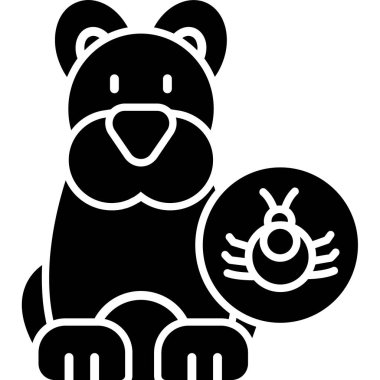 Ayı simgesinin vektör illüstrasyonu