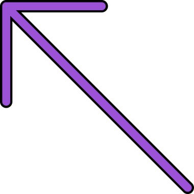 Ok. Web simgesi basit illüstrasyon